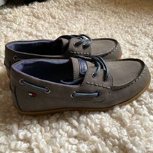 Boys Tommy Hilfiger boat shoes.